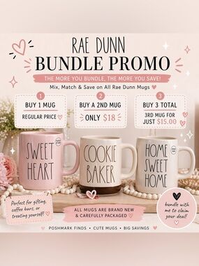 ☕️🤍 RAE DUNN BUNDLE PROMO 🤍☕️